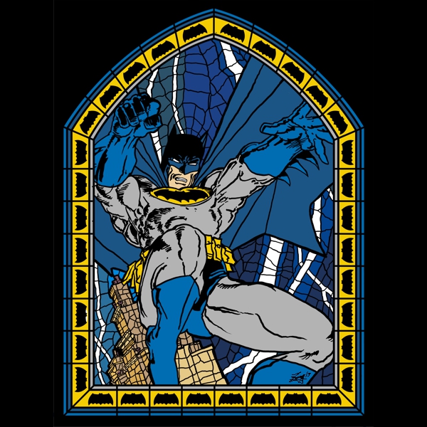 Batman: The Dark Knight popular Stained Glass